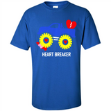 HEART BREAKER BLUE MONSTER TRUCK VALENTINE'S DAY