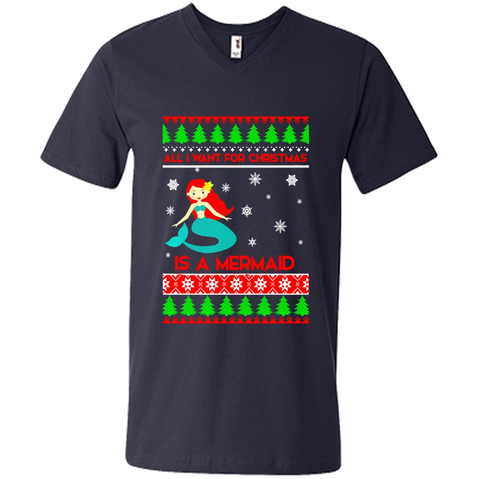 All I Want For Christmas Is A Mermaid ugly PINGPONG