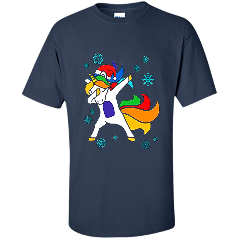 Christmas Dabbing Unicorn - Shirt