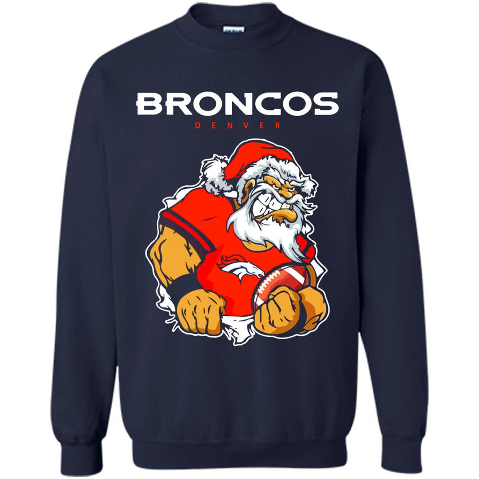 Grumpy Santa Claus Broncos Denver Football Team PINGPONG