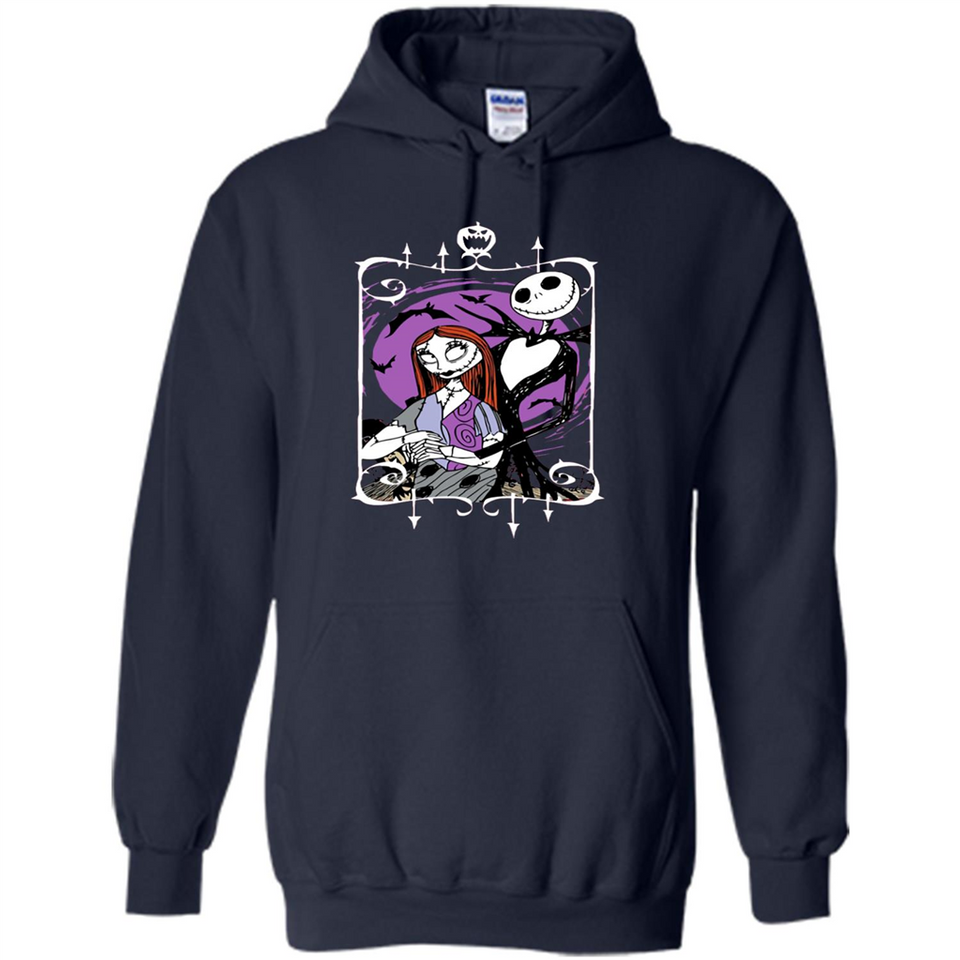 Disney Nightmare Before Christmas Jack And Sally T-Shirt - Hoodie