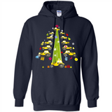 Tractor Car Christmas Tree T-shirt For Drivers