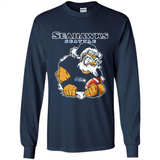 Grumpy Santa Claus Seahawks Seattle Football Team PINGPONG