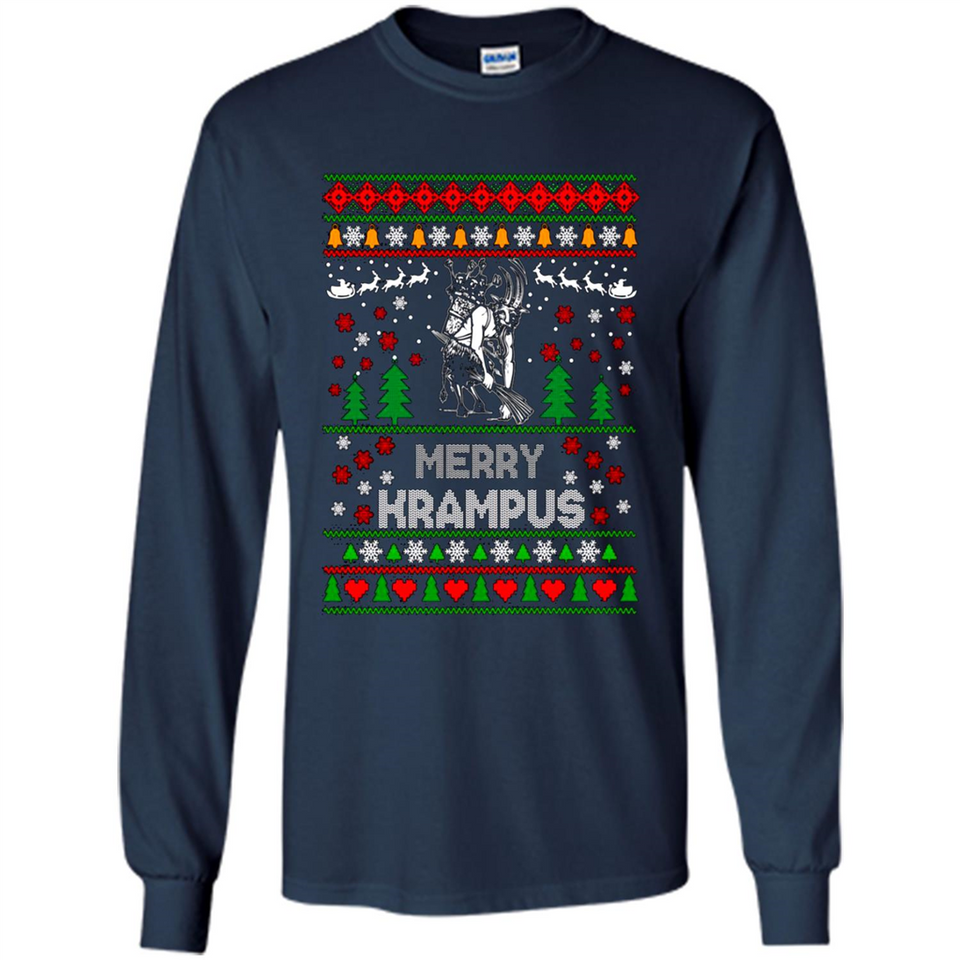 Merry Krampus Christmas sweatshirt PINGPONG