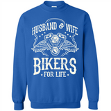 Husband & Wife Biker For Life Couple