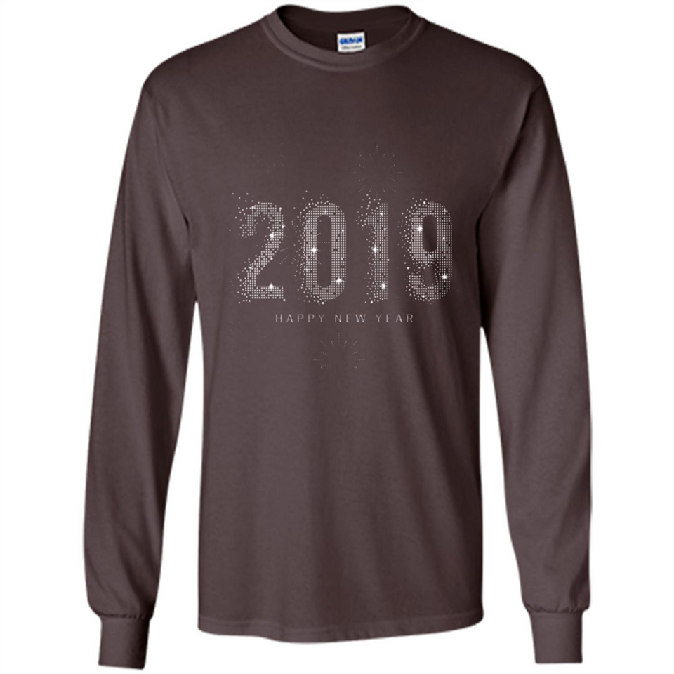 Happy New Year 2019 Sparkle Firework PINGPONG