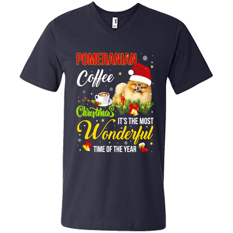 Pomeranian Coffee Wonderful Christmas