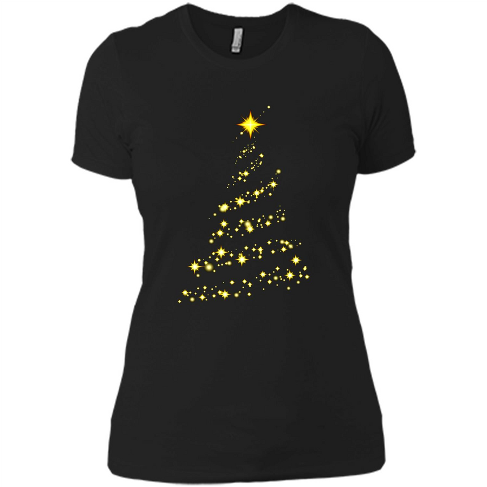 Modern Christmas Tree Light Led Merry Xmas Mug PINGPONG - Ladies' Boyfriend T-Shirt