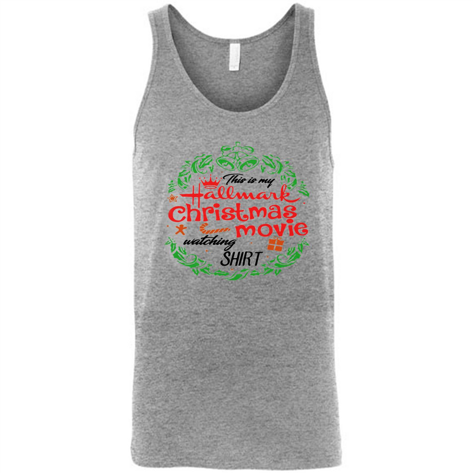 This is My Hallmark-Christmas Movies Watching Sporty T-Shirt - Canvas Unisex Tank