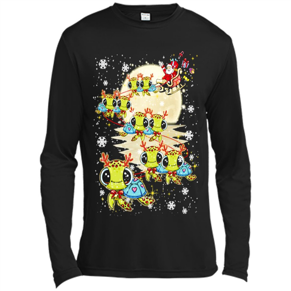 Turtles Merry Christmas - Turtles - Canvas Long Sleeve T-Shirt