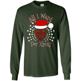Obama All I Want For Xmas T Shirt PINGPONG - Long Sleeve T-Shirt