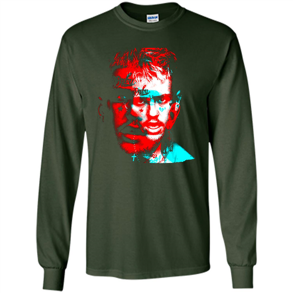 Lil Peep Rapper Fan Wear Shirt Ladies' Boyfriend Shirt - Long Sleeve T-Shirt
