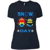 Snow Day Shirt For Carolina Panthers Vs Minion Fans pingpong