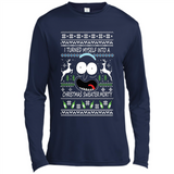 RICK AND MORTY-I TURNED MYSELF INTO A CHRISTMAS SWEATER MORTY UGLY XMAS SWEATER