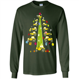 Tractor Car Christmas Tree T-shirt For Drivers