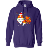 Christmas Lights Shetland Sheepdog Wearing Santa Hat Funny Xmas Mug - Hoodie