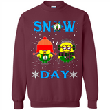Snow Day Shirt For Boston Celtics Vs Minion Fans pingpong