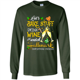 Let’s Bake Stuff Drink And Watch Hallmark Christmas Movies Sweatshirt PINGPONG