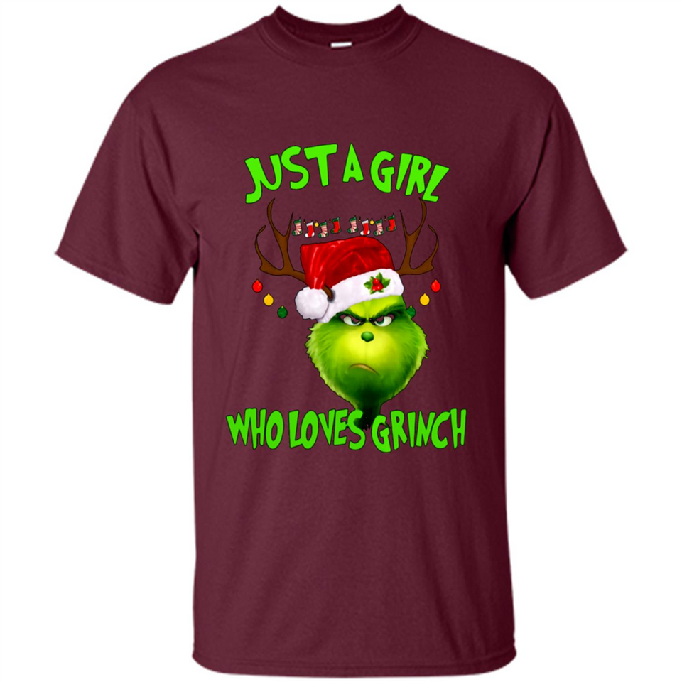 Just a Girl Who Loves Grinch Christmas PING PONG
