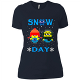 Snow Day Shirt For Charlotte Hornets Vs Minion Fans pingpong