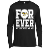 Nashville Predators Forever For ever not just when we win - Canvas Long Sleeve T-Shirt