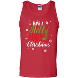 Have A Holly Jolly Christmas T-Shirt Cute Mistletoe - Tank Top
