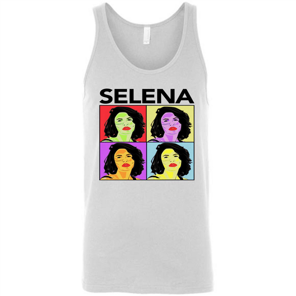 Selena Quintanilla Pop Art - Canvas Unisex Tank
