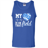Detroit Lions Football My Heart is on that Field - Tank Top
