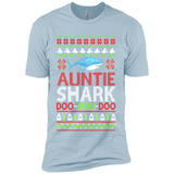 Auntie shark Doo Doo Doo Christmas - Premium Short Sleeve T-Shirt