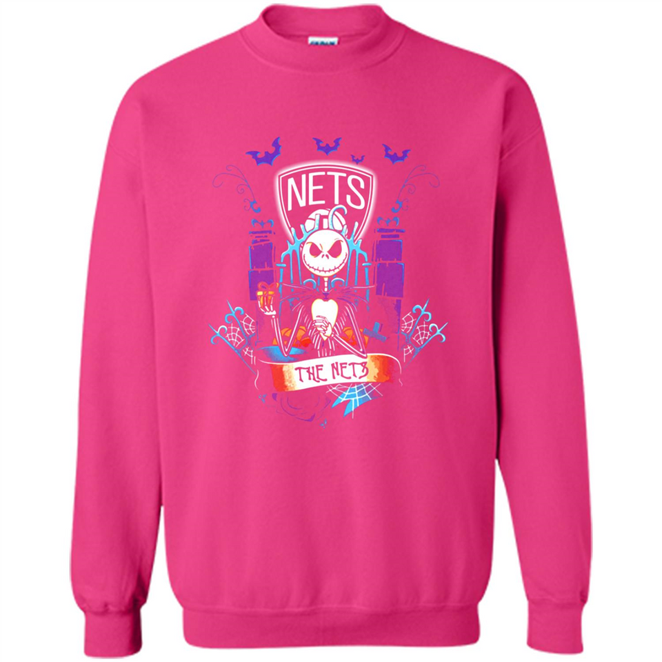 Brooklyn Nets Halloween The Nightmare Before Christmas - Sweatshirt