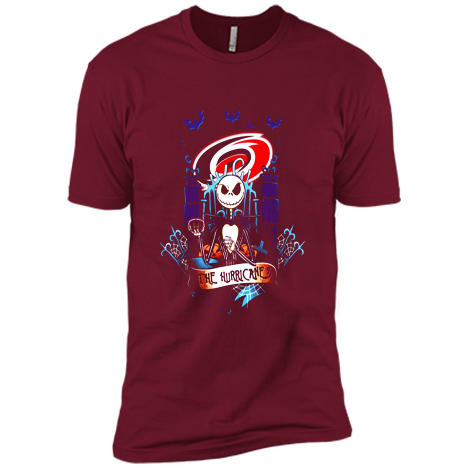 Carolina Hurricanes Halloween The Nightmare Before Christmas - Premium Short Sleeve T-Shirt