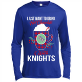 I Just Want To Drink Hot Chocolate & Watch UCF Knights Ugly Christmas Sweater PINGPONG