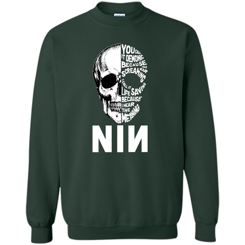 you call it demonic because you hear the screaming NIN