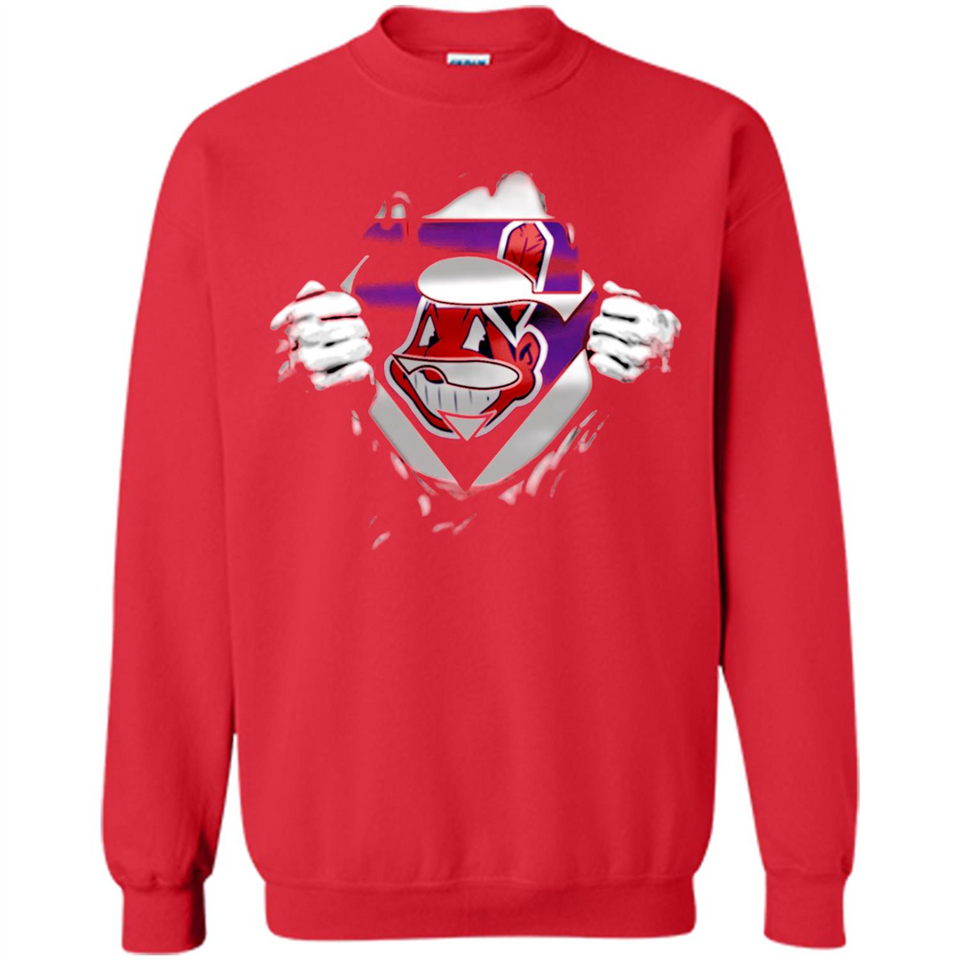 Cleveland Indians And Superman Fans - Sweatshirt