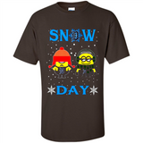 Snow Day Shirt For Detroit Tigers Vs Minion Fans pingpong