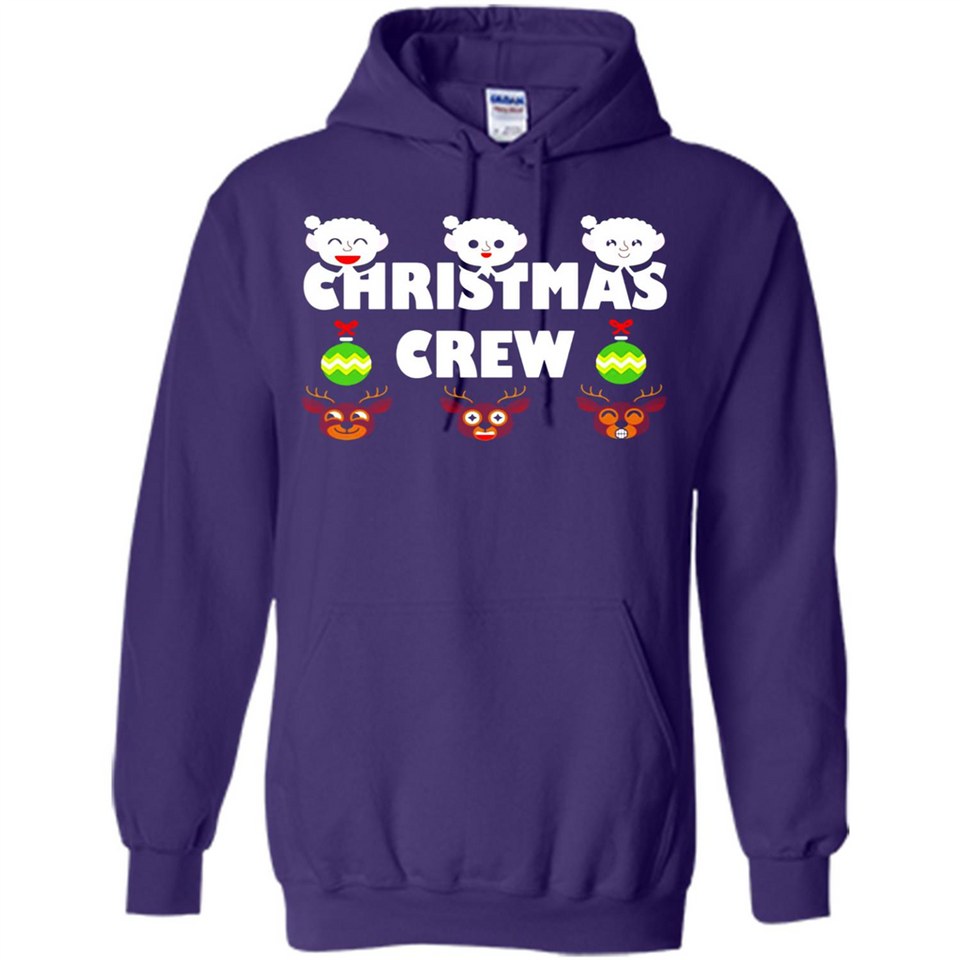 Christmas Crew Gifts Santa Elves Reindeer - Hoodie