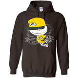 Jack Skellington The Nightmare Before Christmas-Packers Football - Hoodie