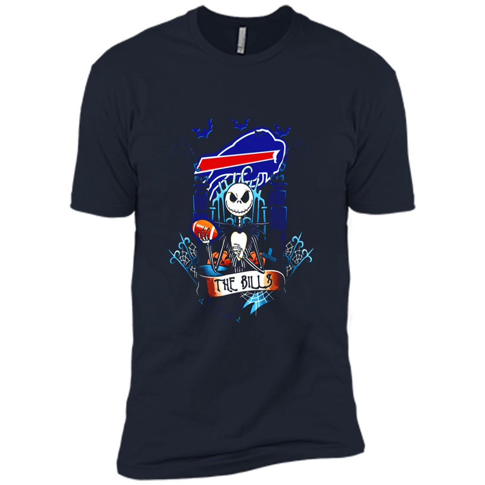 Buffalo Bills Halloween The Nightmare Before Christmas - Premium Short Sleeve T-Shirt
