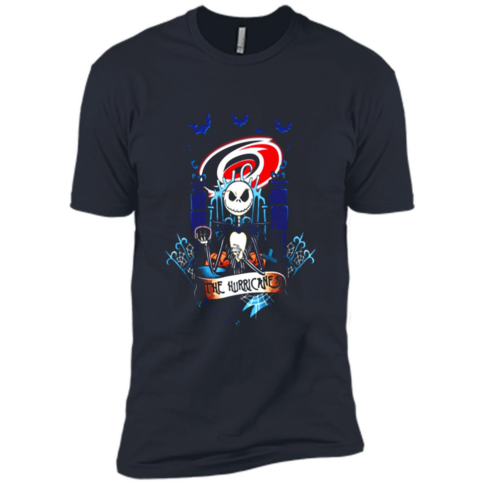 Carolina Hurricanes Halloween The Nightmare Before Christmas - Premium Short Sleeve T-Shirt