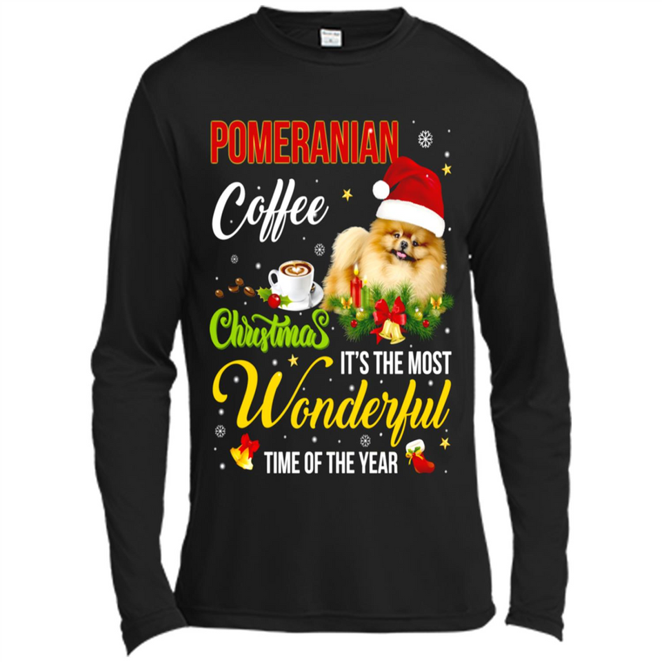 Pomeranian Coffee Wonderful Christmas
