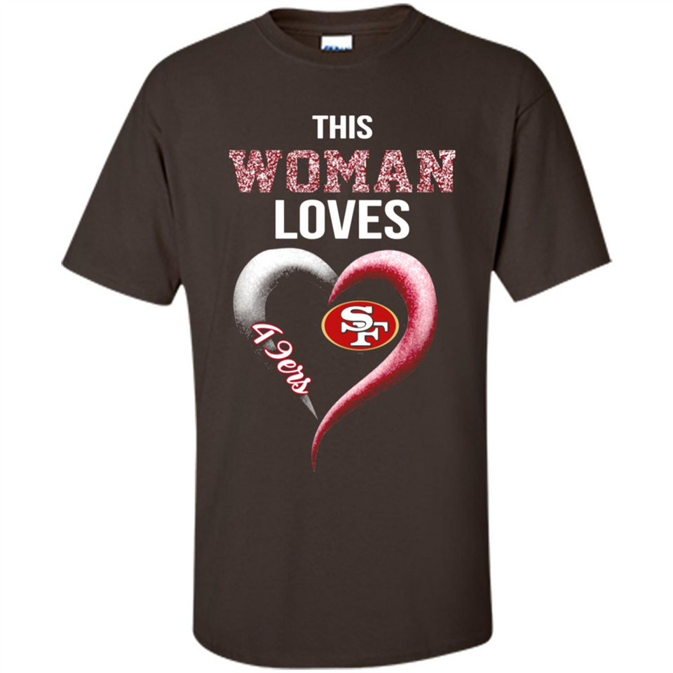 This Woman love 49ers NFL football team - Shirt