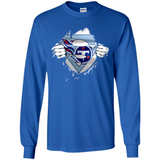 Tennessee Titans And Superman Fans - Long Sleeve T-Shirt
