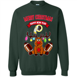 Washington Redskins NFL Reindeer Funny Merry Christmas And Happy New Year