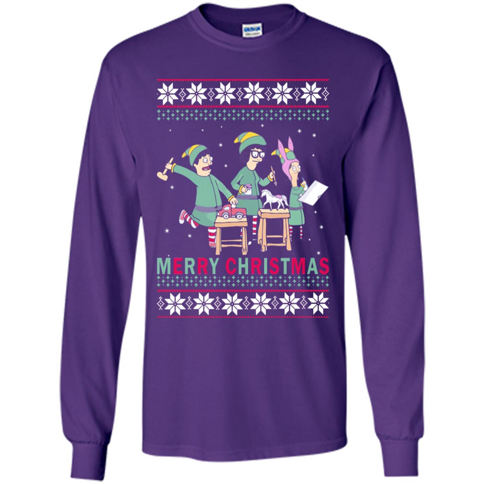 Bob’s burgers Elf Merry Christmas - Long Sleeve T-Shirt
