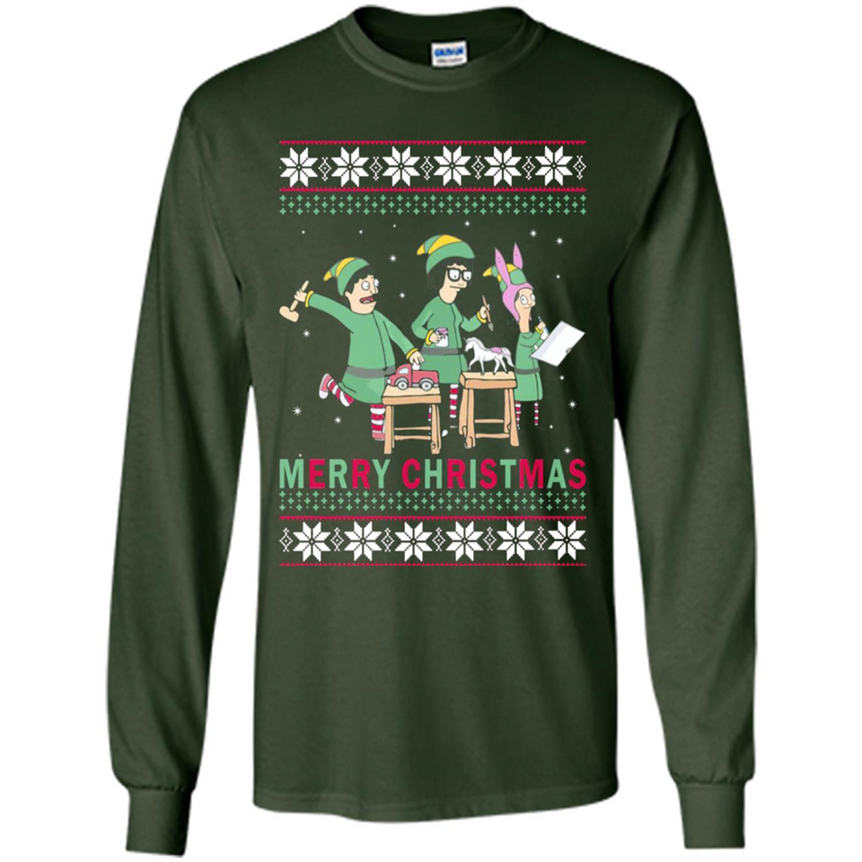 Bob’s burgers Elf Merry Christmas - Long Sleeve T-Shirt