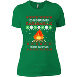 Merry Campmas Ugly Christmas - Ladies' Boyfriend T-Shirt