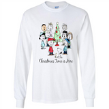 Snoopy Christmas Time Is Here Sporty T-Shirt - Long Sleeve T-Shirt