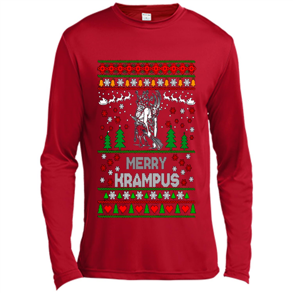 Merry Krampus Christmas sweatshirt PINGPONG
