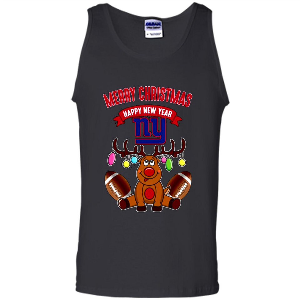 New York Giants NFL Reindeer Funny Merry Christmas And Happy New Year