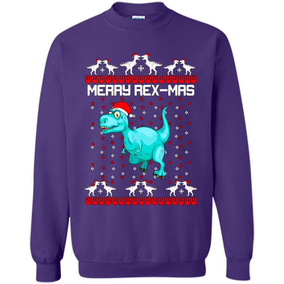 Merry Rexmas Christmas Sweatshirt PINGPONG